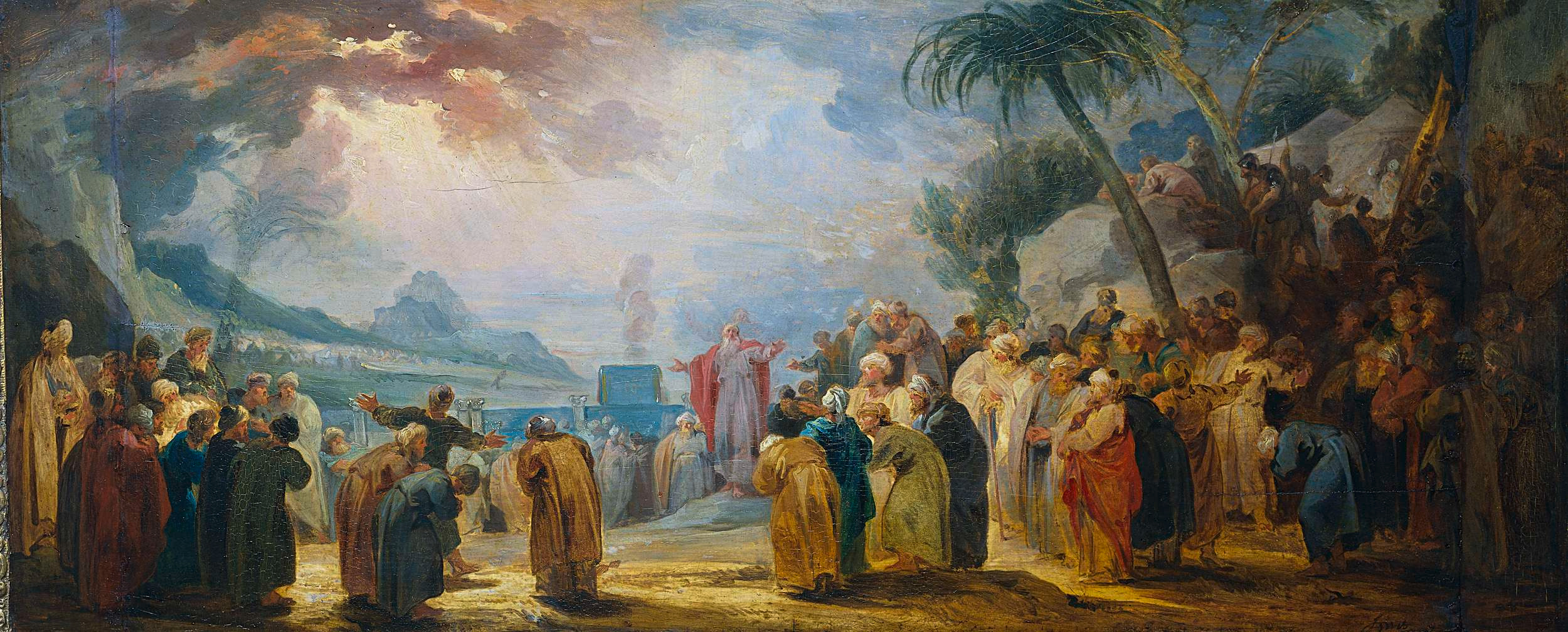 Moses Choosing the seventy Elders, Courtesy of Rijksmuseum, Europeana.